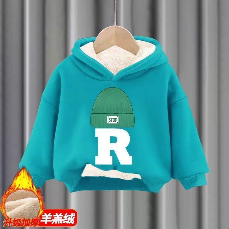 Product Introduction of Bộ Áo Len Lót Lông Cừu Cho Bé Trai Và Trẻ Em, Hai Mảnh, Có Mũ Trùm Đầu, Thích Hợp Cho Bé Và Trẻ Em, Quần Áo Mùa Thu Và Mùa Đông, Thời Trang, Năm 2025 20