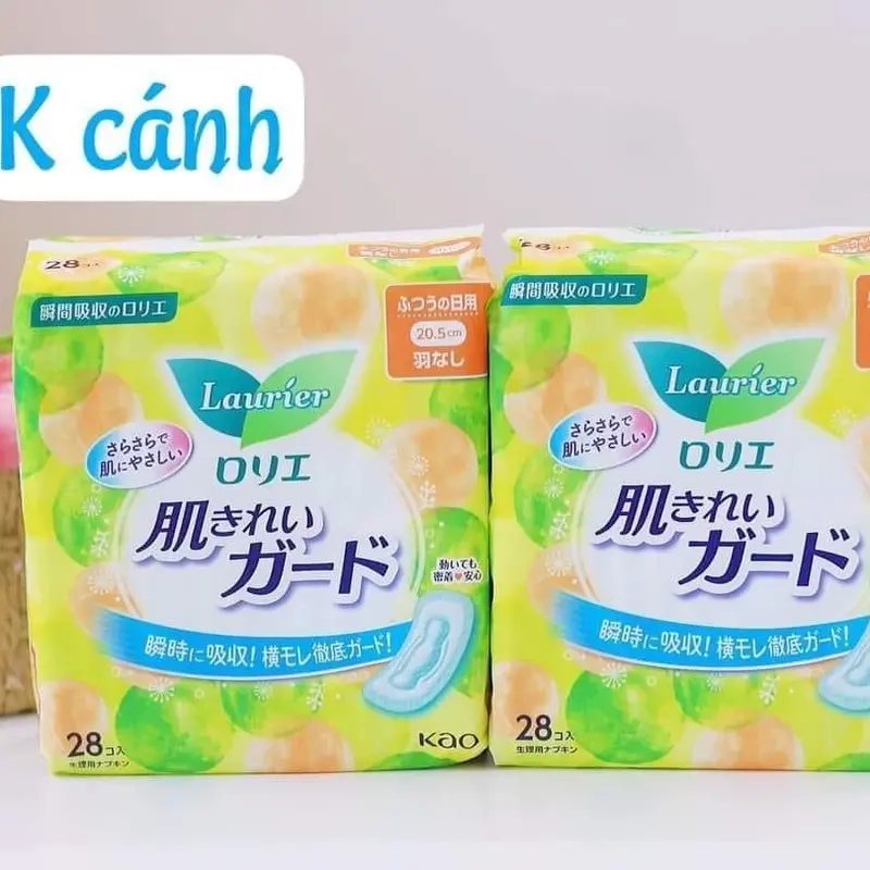 Băng vệ sinh Laurier nội địa Nhật Bản( không cánh, có cánh, hàng ngày) 2