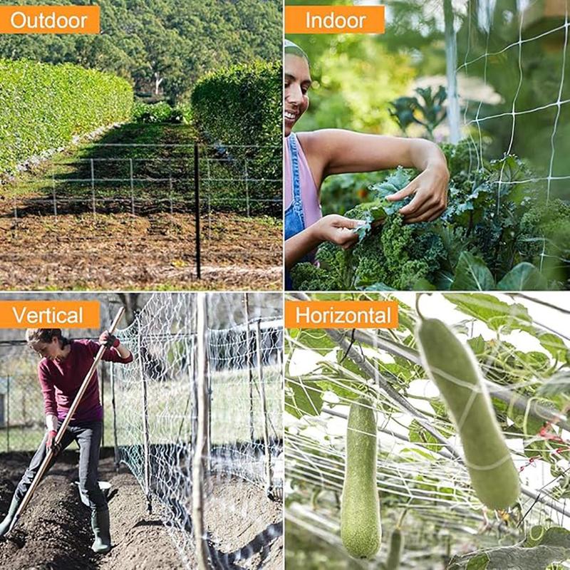 Product Introduction of Plant Climbing Net, 5*15ft Plant Traction Garden Net, Climbing Plant Fruit Vegetable Vine Growing Tent Square Net, Plant Support 5