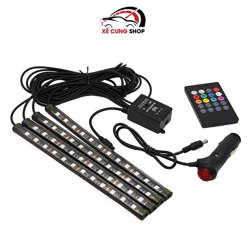 Đèn Led Gầm Ghế Ô Tô Cắm Tẩu - Cắm USB