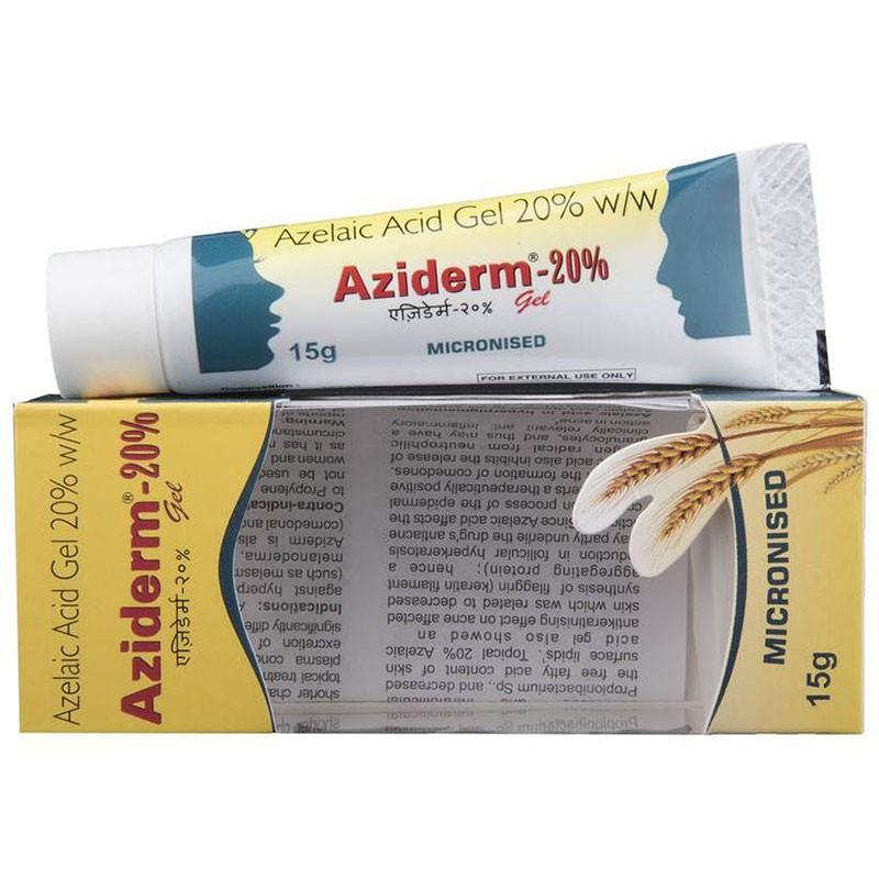 Product Introduction of Aziderm Azelaic 20% Gel, Hỗ trợ Giảm mụn, Giảm thâm, Kem chấm mụn - 15g Skincare Làm Đẹp Da 7