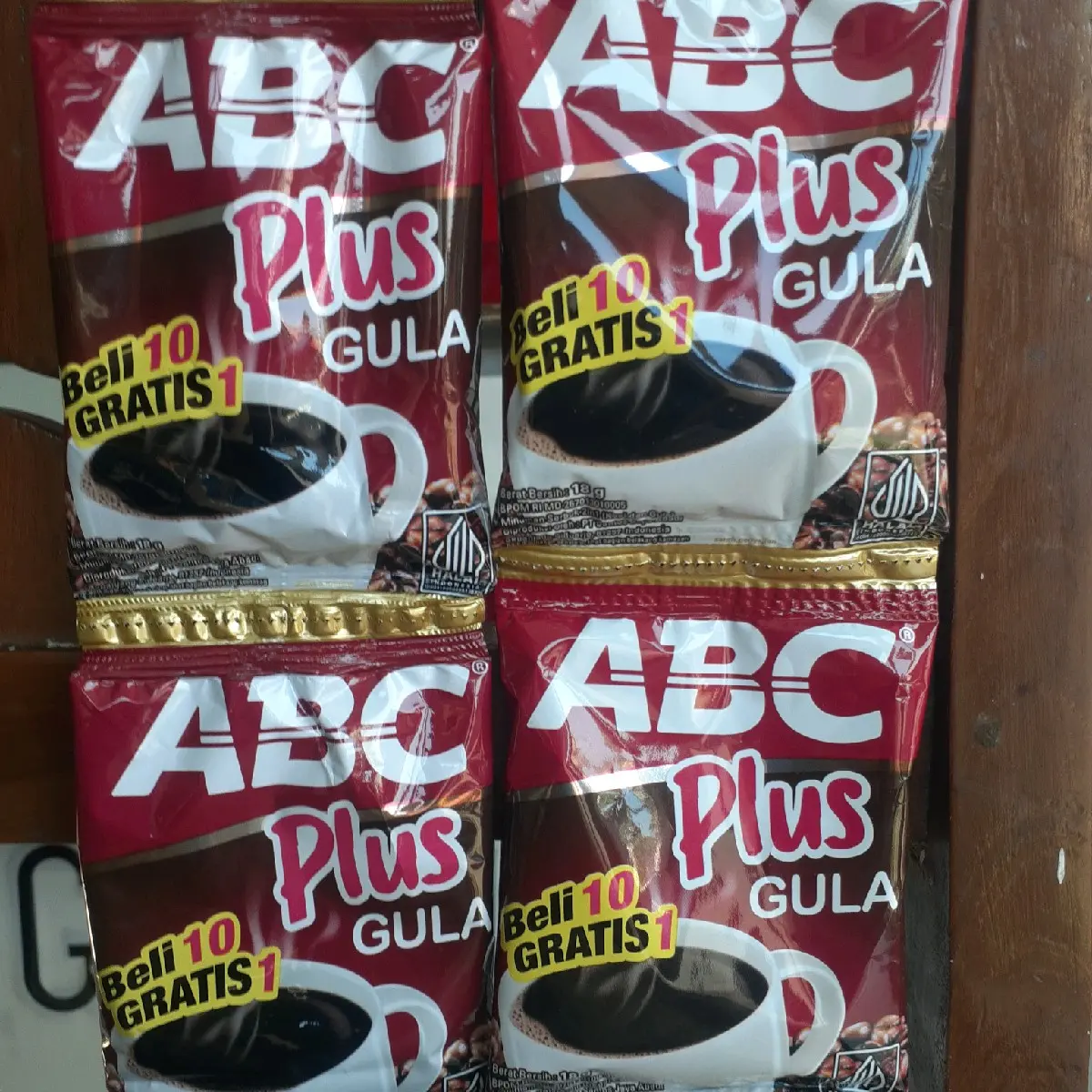 30 PCS 3renteng Kopi ABC plus gula 18 gram manis nya pas