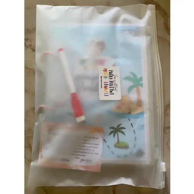 Busy Book Seri Bendera Negara Dunia World Flag Activity Book Wipe and Clean 4