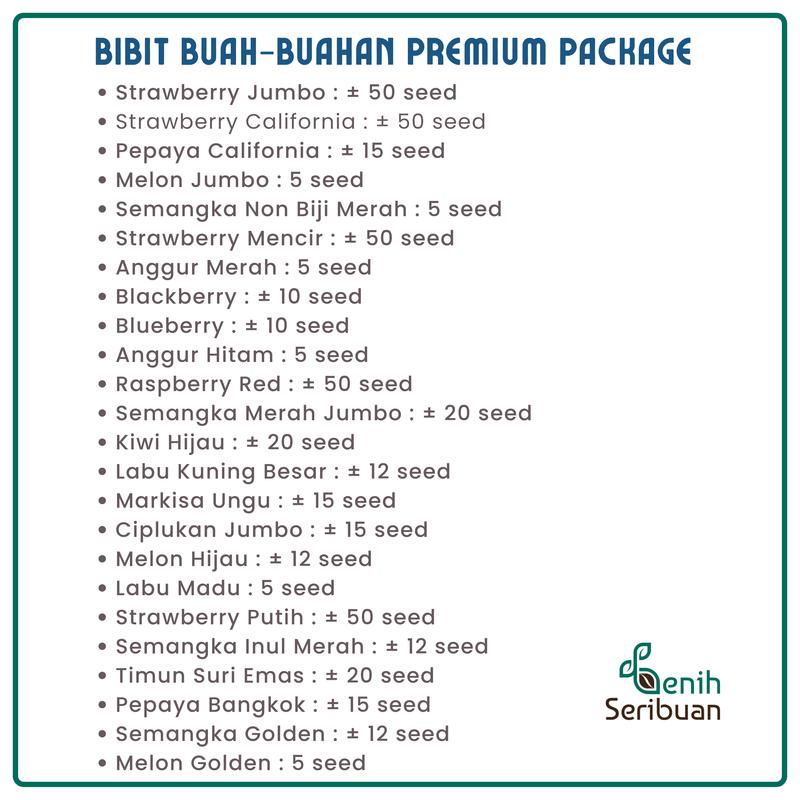 Product Introduction of Benih Tanaman Buah-Buahan All Varian Premium Package - Benih Seribuan 5