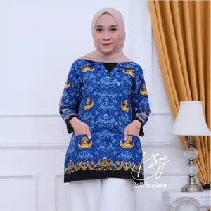 Baju Batik Korpri Terbaru Wanita Lapis Furing Dan Non Furing