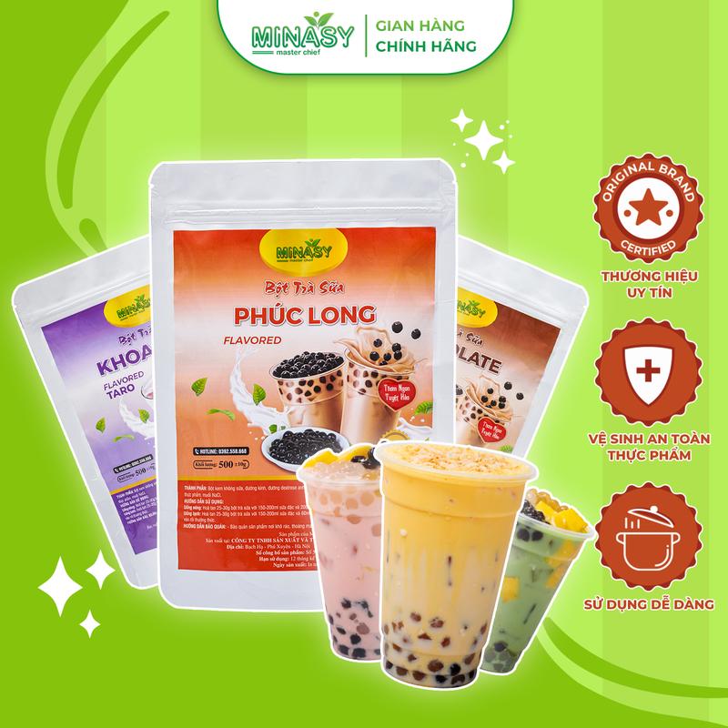 Bột trà sữa tự pha uống liền Minasy