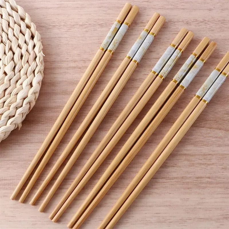 Bộ 10 Đôi Đũa Tre 24cm Style Japan – Hàng Xuất Nhật, Chống Mốc, Chống Trơn, Hộp Nhựa Kín Cao Cấp 8