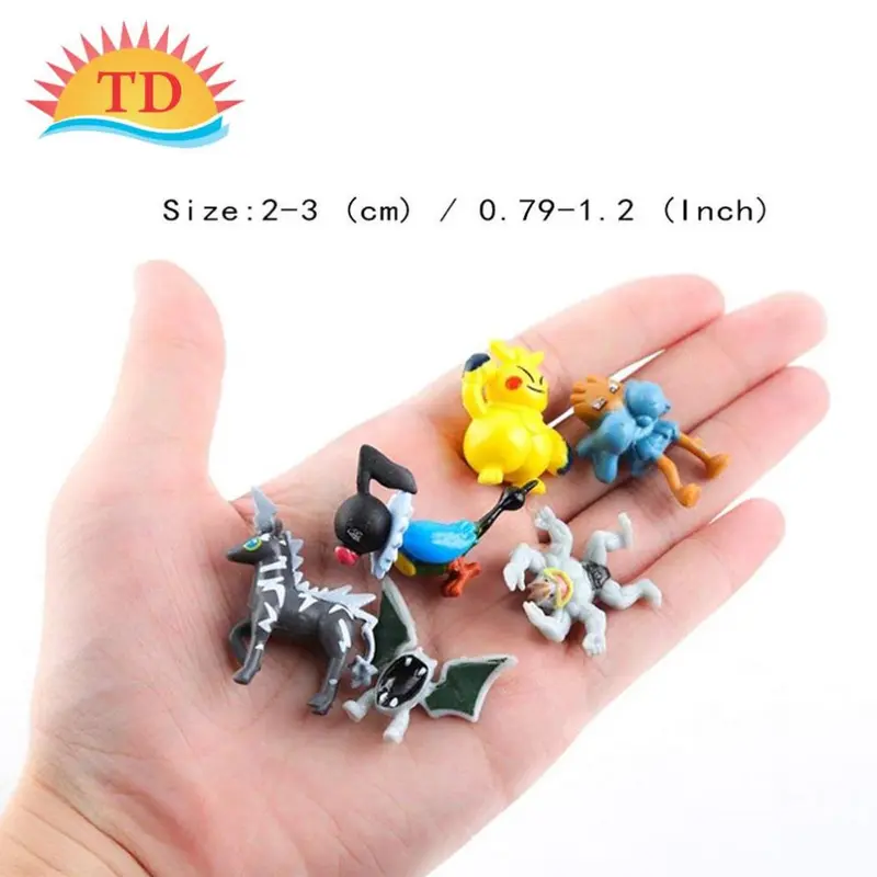 Set 24-144 Mô Hình Đồ Chơi Pokemon Mini Dễ Thương 2-4cm Toy 5