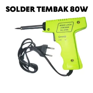 Solder Soldering Gun Listrik 25w - 80w 2 Mode Pemanas Murah Promo Cuci Gudang COD Free Ongkir