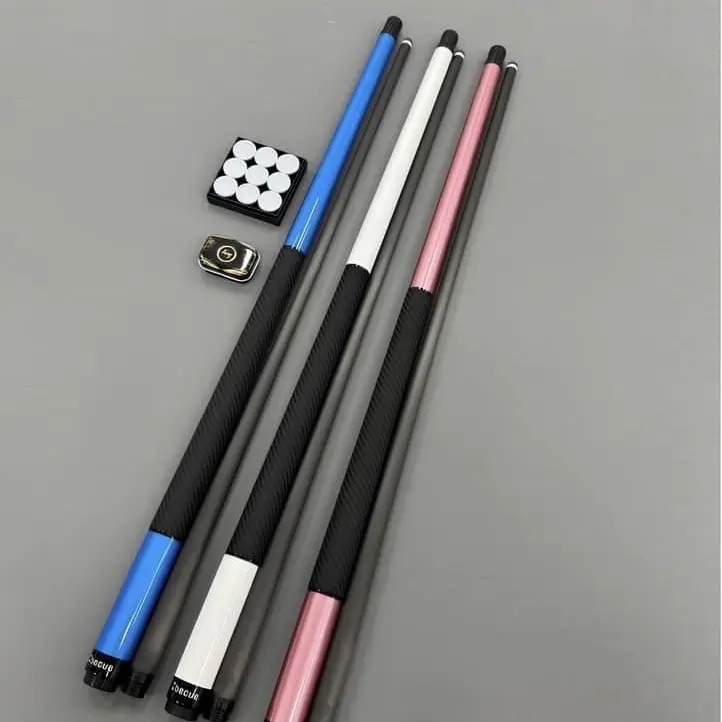 Cơ bi-a lỗ full carbon cho hssv ( tặng kèm đầy đủ phụ kiện )