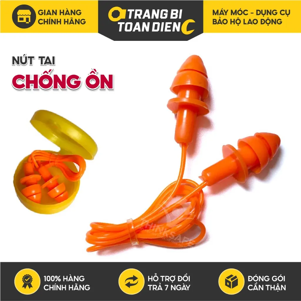 Nút tai chống ồn 2 tầng Việt Nam 20 cặp nút tai chống ồn tiện lợi, bảo vệ tai chống côn trùng - Trang bị toàn diện