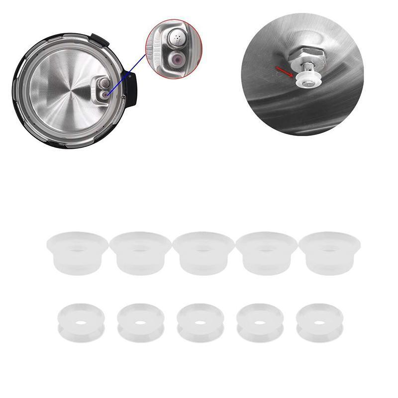 Electric Pressure Cooker Float Valve Parts Floating Seal Strip Non-Toxic Sealer Gasket Sticker Rubber Ring 5