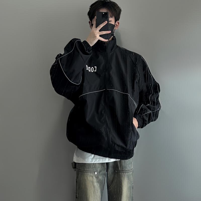 Áo khoác dù phản quang  Code Vn Local Brand  Form Rộng Unisex Nam Jacket