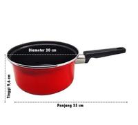 Gambar Maspion Panci Susu anti Lengket Saucepan 18 cm - Merah - Warna dari Ratu dapur_NEW Kota Surabaya 4 Tokopedia