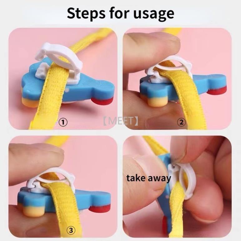 Set 5 10 20 Khóa Kẹp Nhựa Cho Dây Giày Thể Thao DIY 4