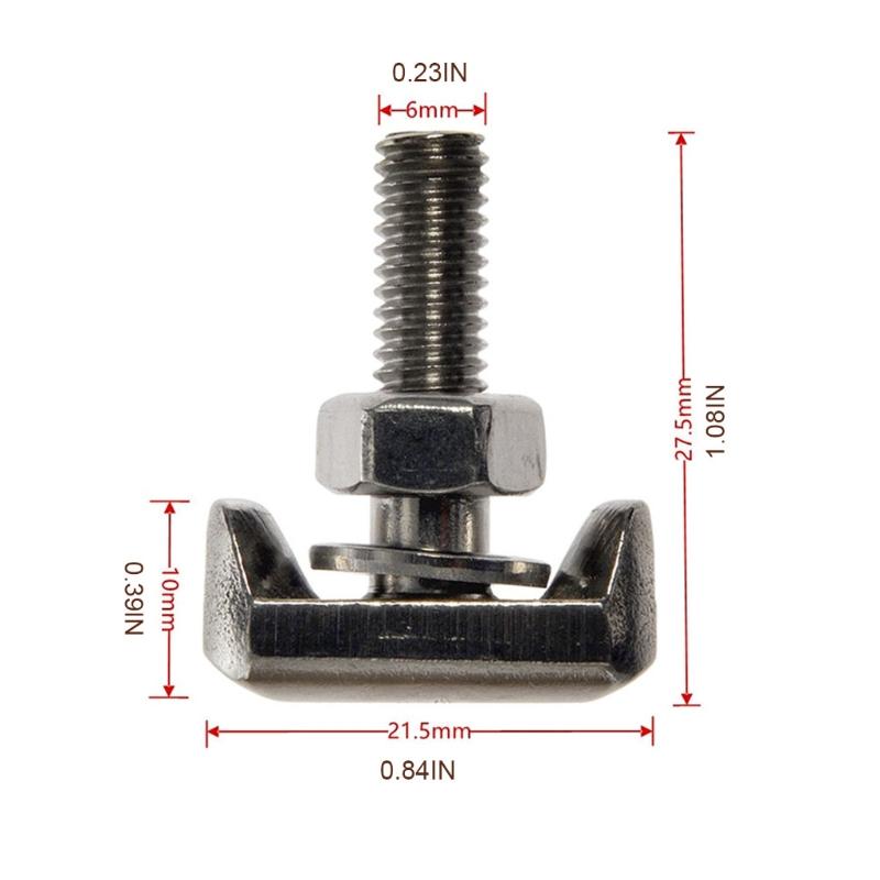 Đầu Cuối Pin, 2 Chiếc, Bu Lông Điều Chỉnh T-Bolt, Đầu Nối Đầu Cuối Cáp Pin, Hàng Có Sẵn 3