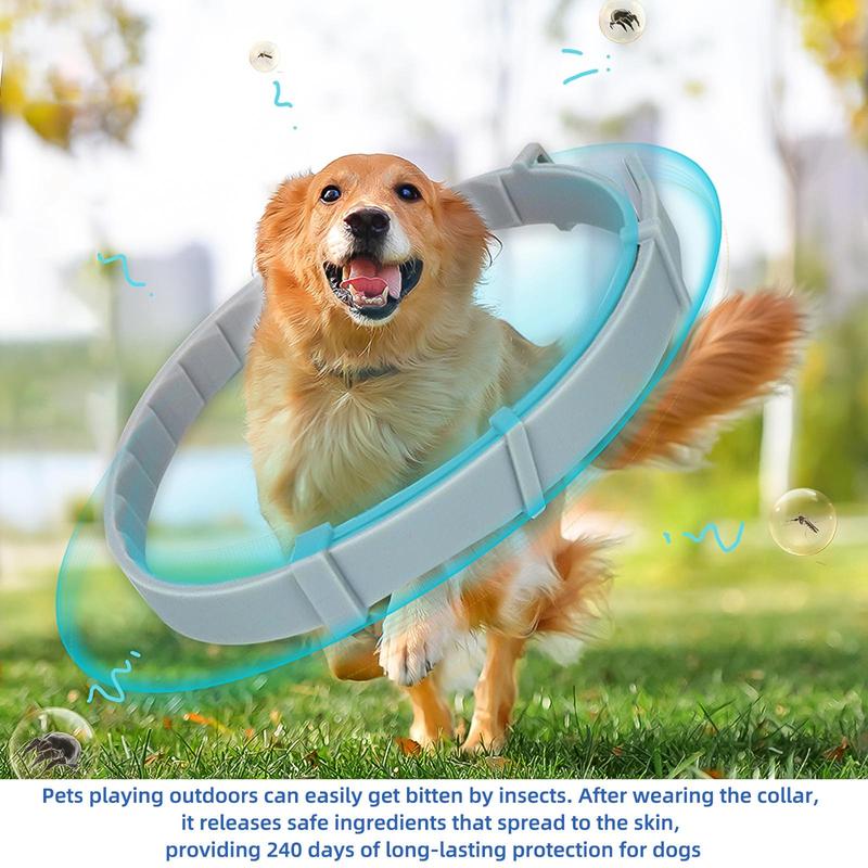 Product Introduction of Adjustable Dog Flea & Tick Collar, 2/3 Counts Waterproof Dog Flea & Tick Collar, Pet Supplies for Dogs & Cats, Dog & Cat Accessories 3
