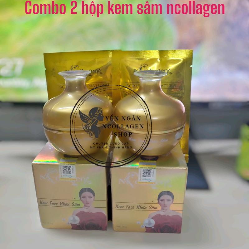 combo 2 hộp kem sâm vàng hỗ trợ làm đẹp da mờ thâm nám ban ngày Skincare Tất cả các loại da