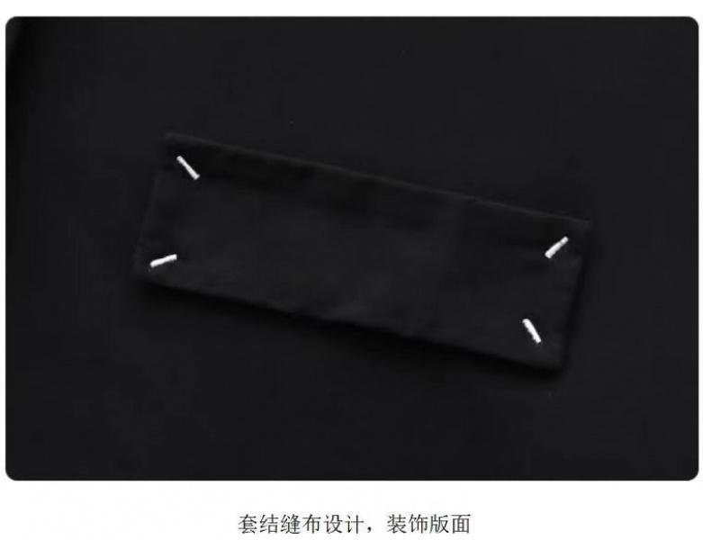 Product Introduction of Áo Sơ Mi Đen, Thiết Kế Phong Cách Yamamoto Yaosi, Phong Cách Unisex, Bộ Cá Tính, Bộ Đầy Đủ, Dành Cho Nam, Năm 2024 6