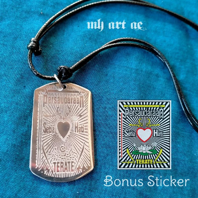 Kalung PSHT Tali Bonus Sticker 2