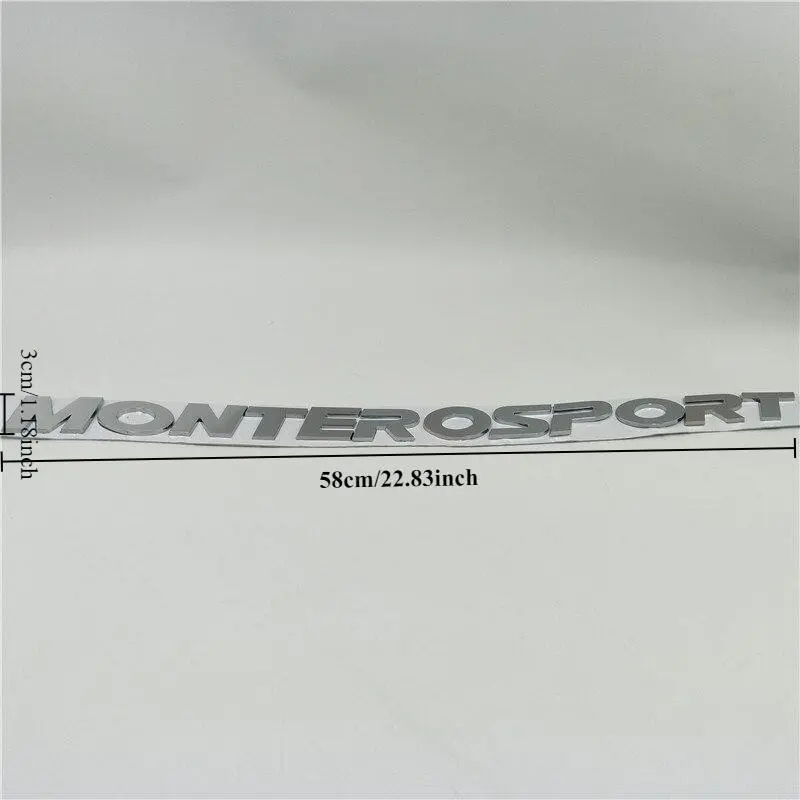 Car Engine Hood Emblem Badge Logo Nameplate Decals Sticker, Car Exterior Accessories for Mitsubishi Pajero Montero Sport SUV 1