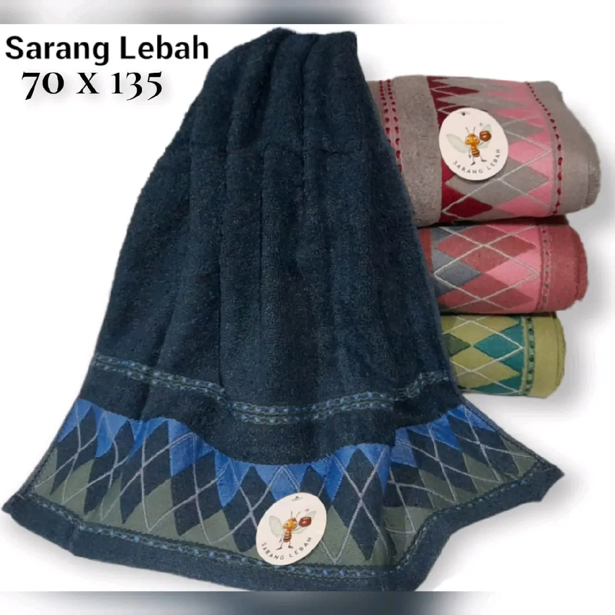Handuk dewasa sarang lebah 70x140