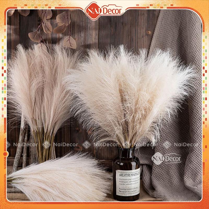 Cỏ Lau Giả, Cây Lau Sậy, Cỏ Lau Vải Nai Decor Trang Trí Nhà Của, Tiệc Cưới, Sự Kiện, Tiểu Cảnh, Chụp Ảnh Studio, Safari
