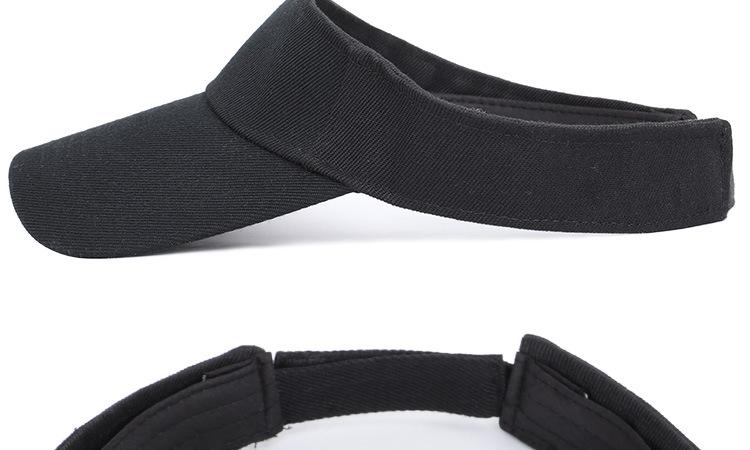 Product Introduction of Tennis Caps Unisex Men Women Summer Sun Hat Solid Color Breathable Sun Protection Outdoor Fishing Cycling Running Visor Caps 6