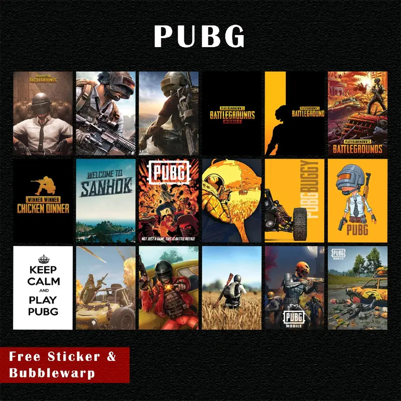 WALLDECOR | WALLPAPER | POSTER GAME MOBILE | MOBILE LEGENDS | PUBG | DEKORASI KAMAR AESTHETIC ANIME 1