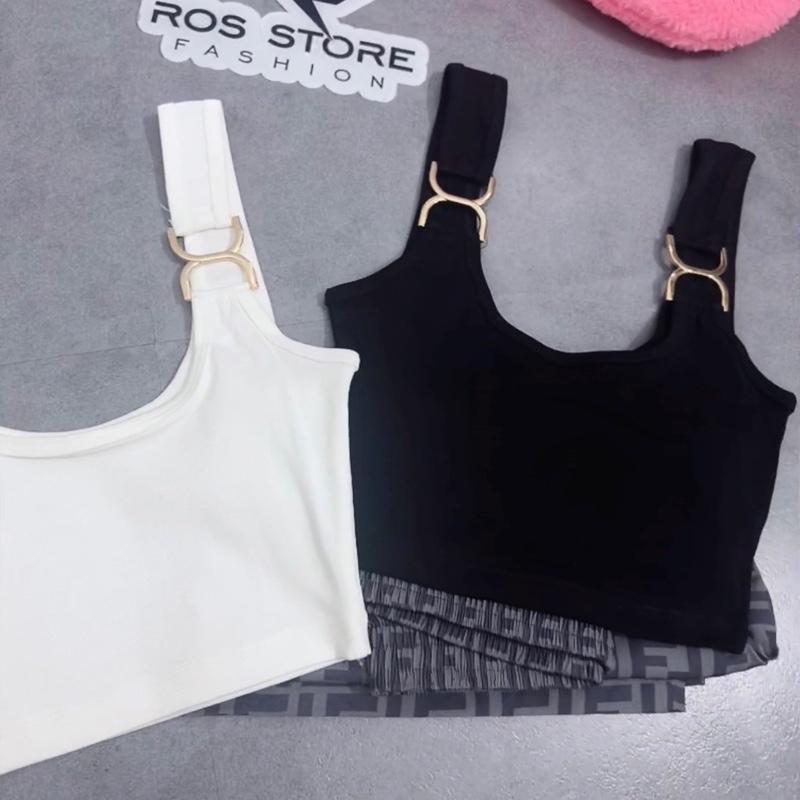 Set áo hai dây quần suông rộng hoạ tiết sang chảnh 3