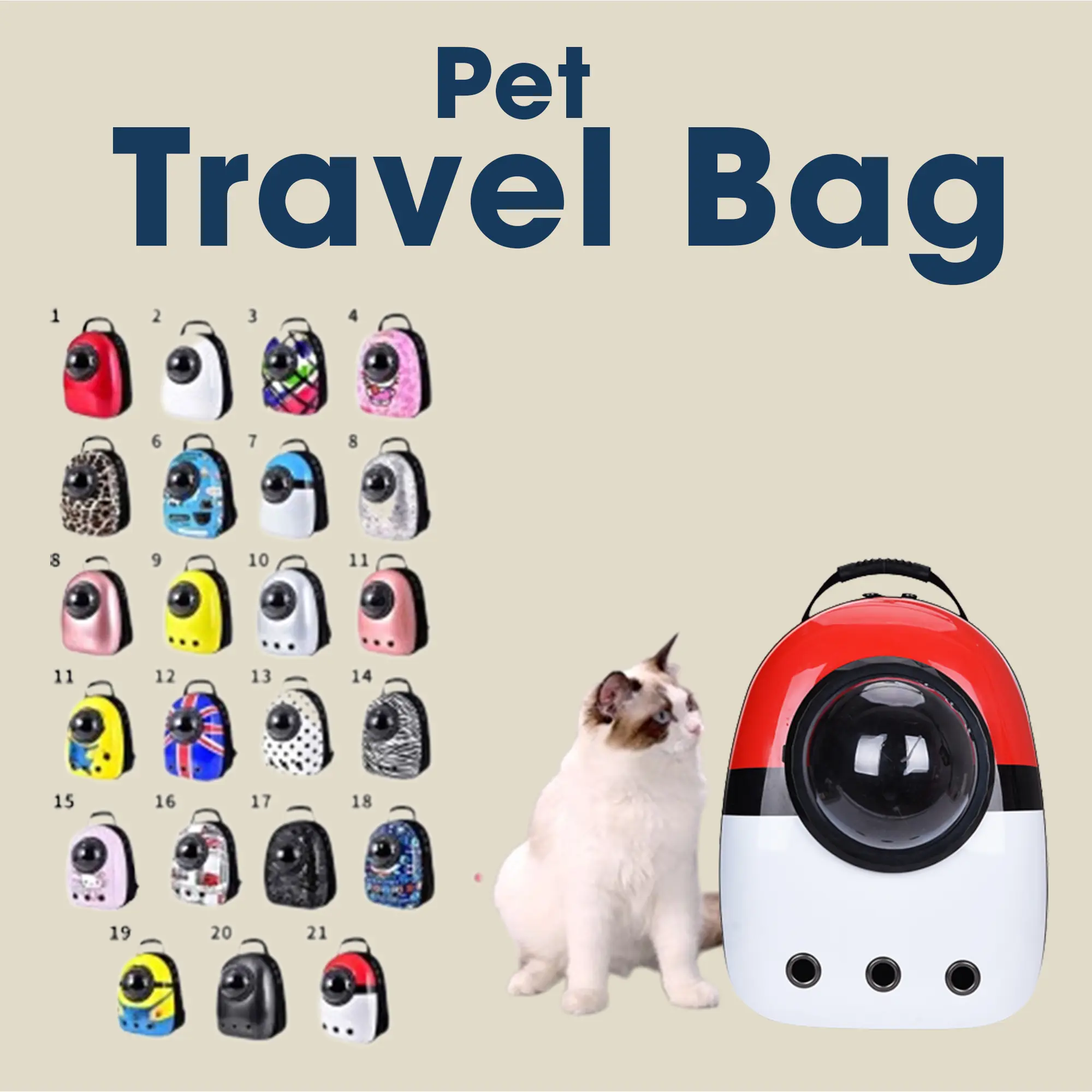 Thickness Pet Capsule Carrier Carry Travel bag