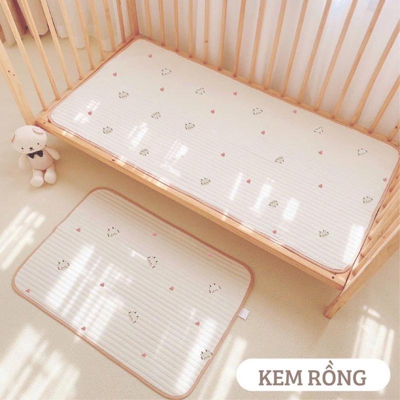Thảm Chống Thấm Trần Bông Hoạ Tiết Thêu MONONA Cho Bé 0