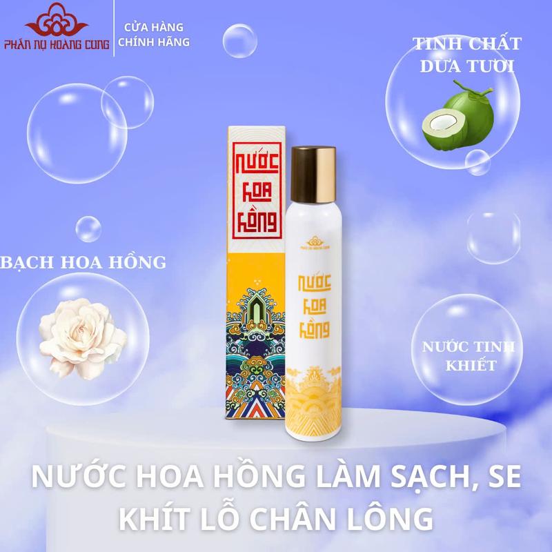 Nước Hoa Hồng Phấn Nụ Hoàng Cung Dung Tích 120ml - Cosmetic Skincare Toner Dưỡng Da Mặt Làm Đẹp Da Chăm Sóc Da Dưỡng Ẩm Da nước  hoa skin care