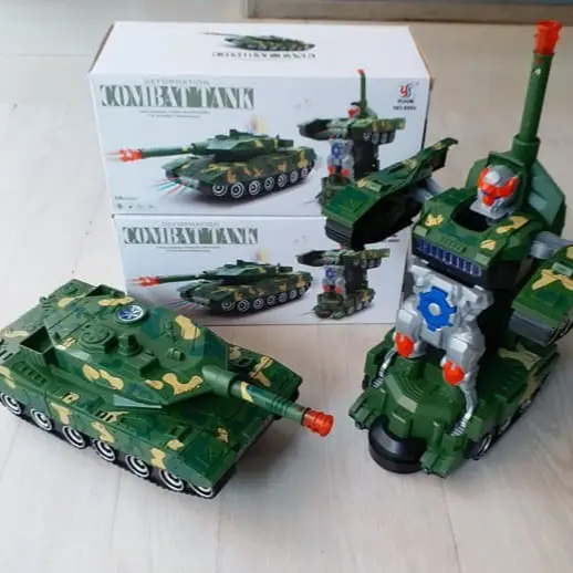 MAINAN MOBIL ROBOT COMBAT WAR TANK DEFORMATION MILITARY WAR TANK BESAR 3