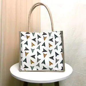 Tas Jinjing Kanvas Tali Sumbu Handbag Kanvas Motif Kecil Tas Tali Sumbu MINI Tas Mukena Tas Tote tali sumbu MINI Totebag Wanita