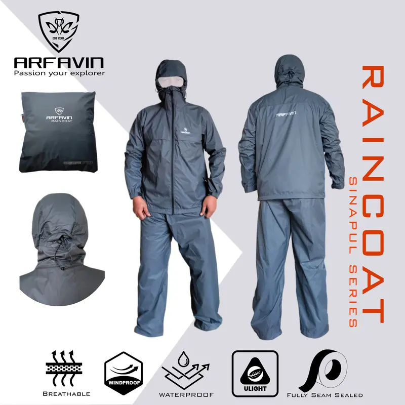 JAS HUJAN RAINCOAT SETELAN ARFAVIN 0