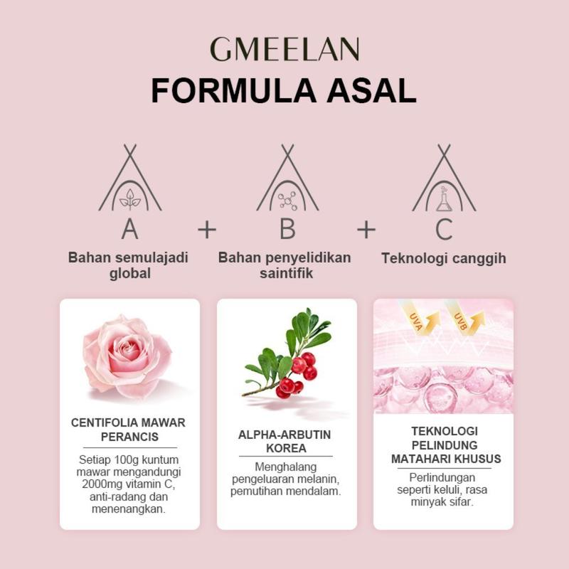 Kem chống nắng GMEELAN arbutin Cho Mọi Loại Da Toning Sunscreen 30G SPF50+ PA ++++ 6