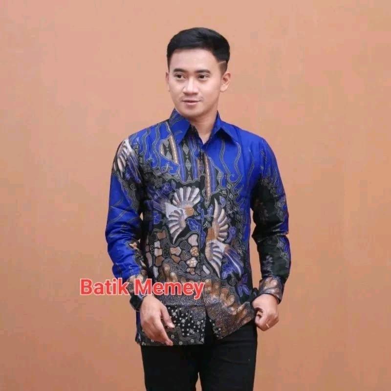 Kemeja Batik Lengan Panjang Pria Untuk Kondangan atau acara Formal Katun 7