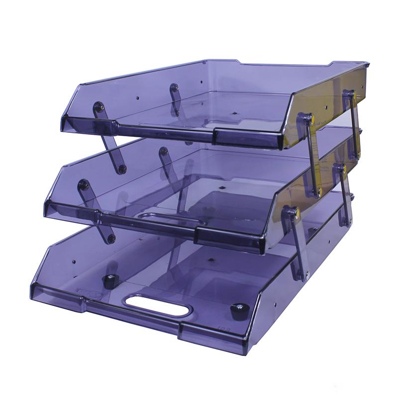 Kệ đựng tài liệu 3 tầng Xukiva 169.3 dạng trượt chất liệu mica giúp đựng các hồ sơ giấy tờ cho văn phòng gọn gàng SUKADO