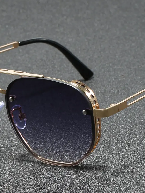 Men's Vintage Sunglasses, Trendy Casual Sunglasses for Everyday Use, Fashion Accessories for Outdoor Activities 3