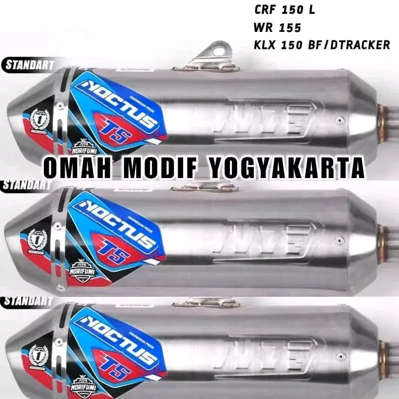 Knalpot Norifumi Noctus T5 CRF 150 L KLX BF Dt WR 155 ORIGINAL