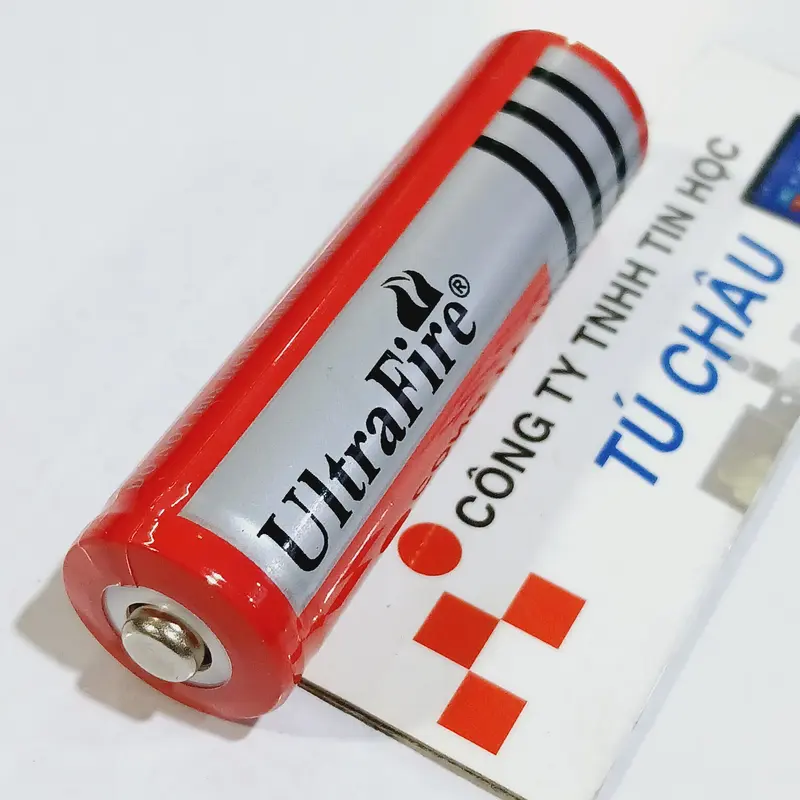 Pin 18650 UltraFire BRC 18650 / 6800mAh - 3.7V Li-on (Pin sạc): Pin Đầu Bằng / Pin Đầu Nhọn 6