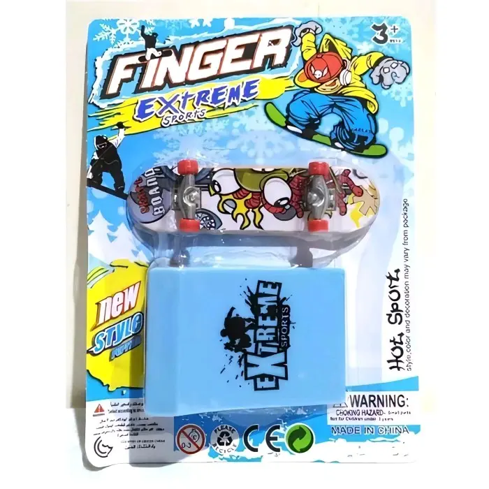 Mainan Finger Skate Board Arena - Skateboard mini Tangan Finger Toys Miniatur Diecast Papan Skateboards Park Anak Laki Laki Edukasi 0