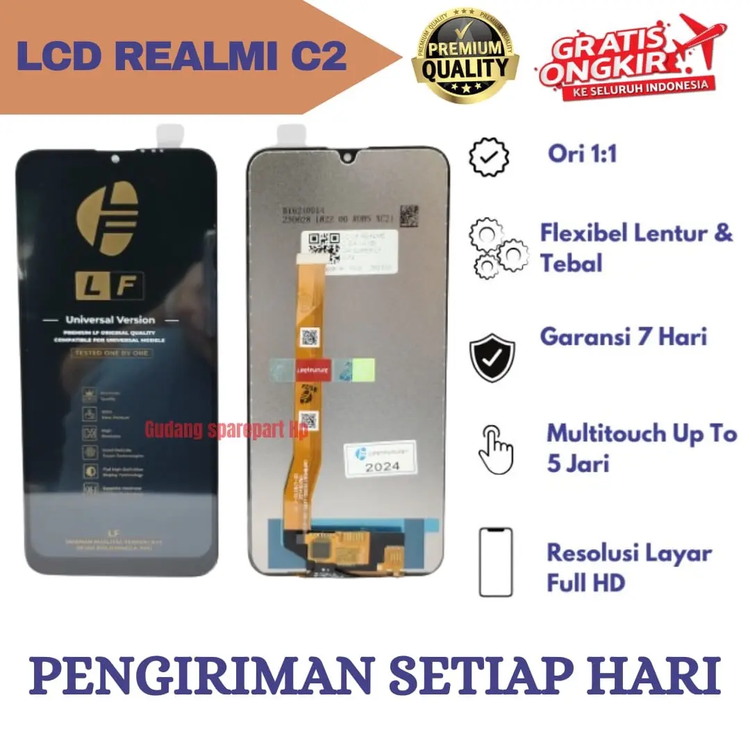 Lcd KOMPATIBEL FOR Realmi C2 original Life Future / Lcd Realmi C2 Full set
