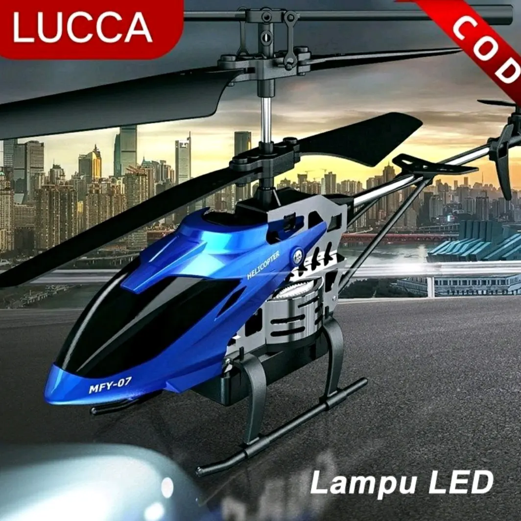 Mainan Helikopter Remot Control 3,5 Chanell Alloy Giroskop