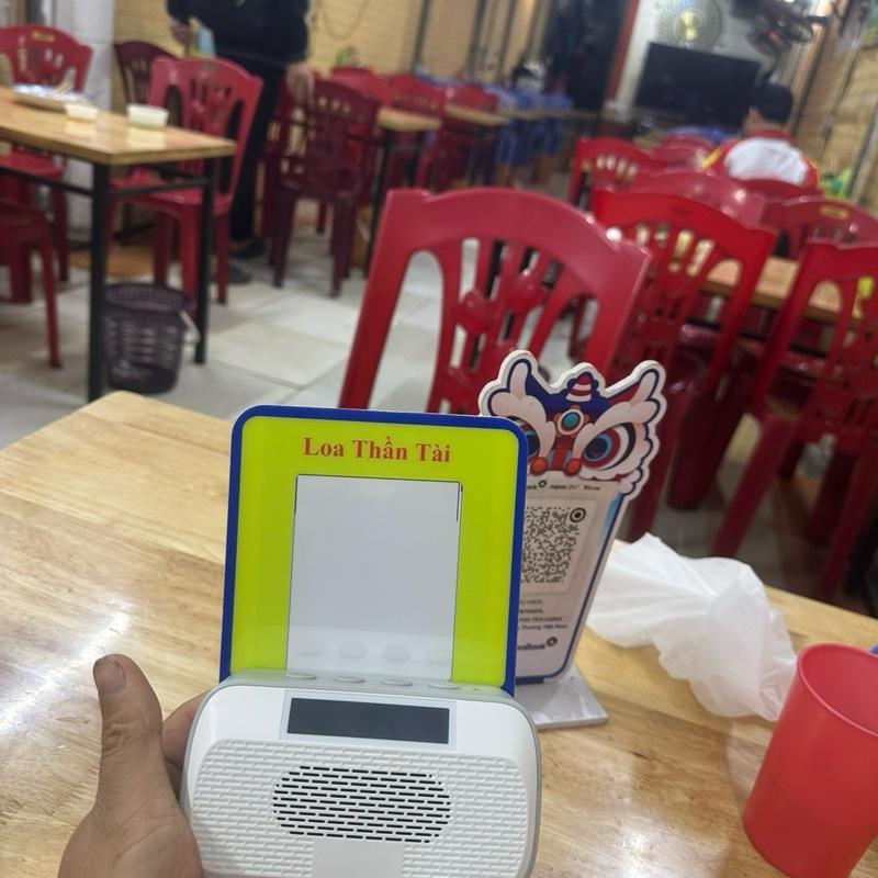 Loa ting ting thần tài- 4G/wifi đọc biến động số tiền tài khoản.loa add được 2 stk ngân hàng khác nhau.vietinbank,vietcombank,bidv,Mb bank,techcombank,tp bank 7