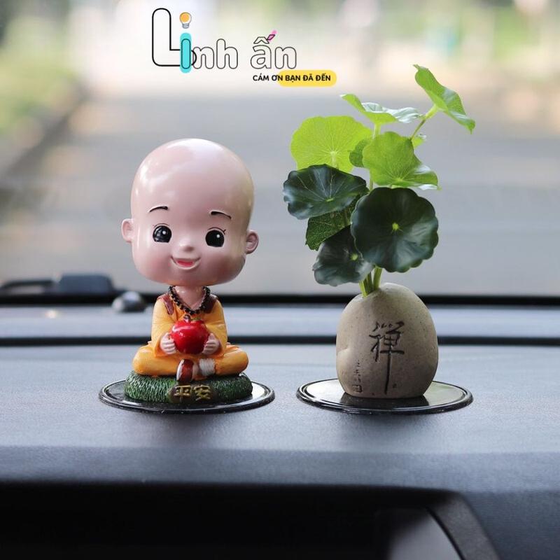Thảm Chống Trượt Taplo Ô Tô SANG TRỌNG - Đế Tượng Phật Mô Hình Trang Trí Xe Hơi - Thảm Lót Taplo Ô Tô Nhiều Mẫu LINH ẤN 6