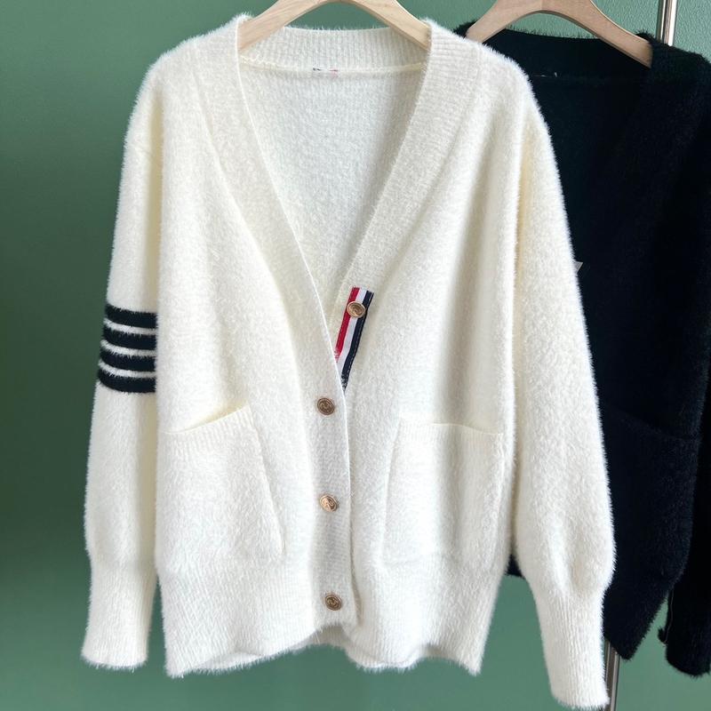 Áo cardigan Thom len lông thỏ mềm mại chất len dày nặng 0.5KG cardigan  xám cardigan  len áo  khoác áo  khoác Top