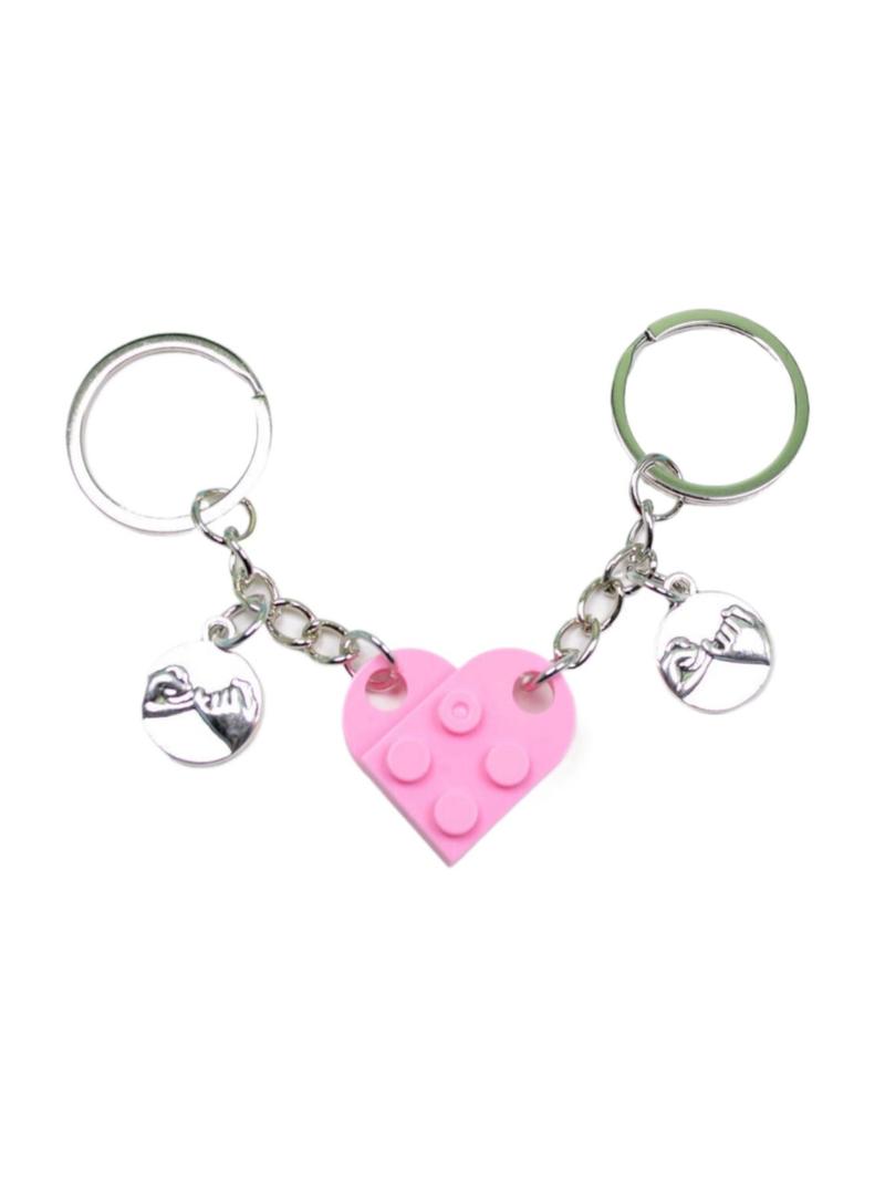 Product Introduction of Heart Brick Keychain, Cute Keychain for Women & Men, Fashion Accessories for Daily Use, Trendy All-match & Exquisite Keychain for Birthday Gift 6