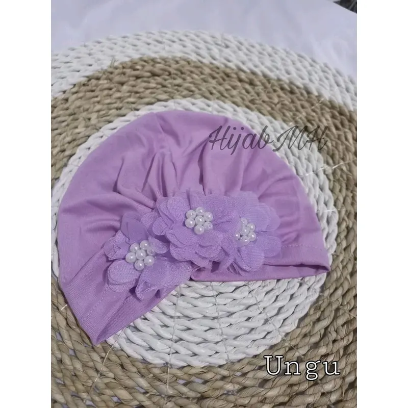 CIPUT ANAK CIPUT BAYI TURBAN ANAK TURBAN BAYI 0-3 TAHUN 3BUNGA 8